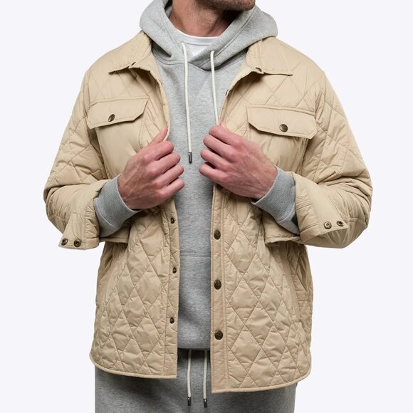 Cuts Clothing Other - NWT men’s Cuts boulevard quilted jacket khaki Large